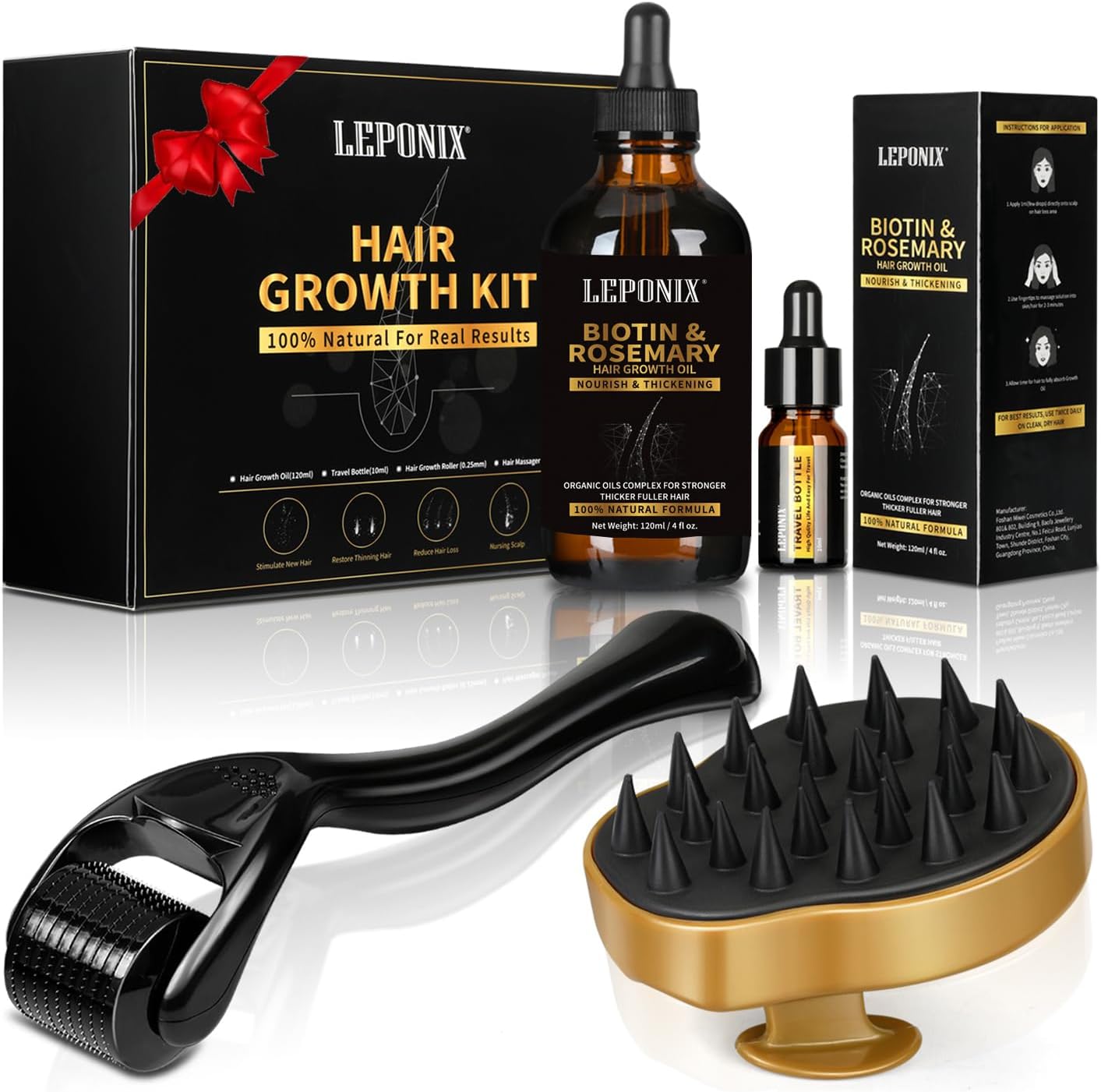 Hair growth kit 120 ml Rosemary oil